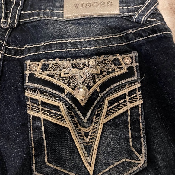 Vigoss Embellished Dallas Capri Size 7/8 - Picture 7 of 8